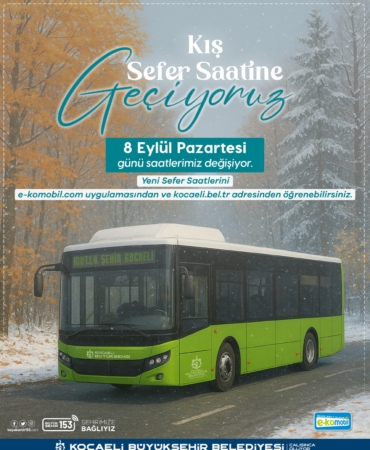 Toplu taşımada kış tarifesi düzenlemesi