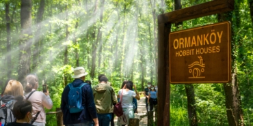 Kartepe,,Kocaeli,,Turkey-june,5,2021:,Tourists,Enjoy,Hobbit,Houses,At