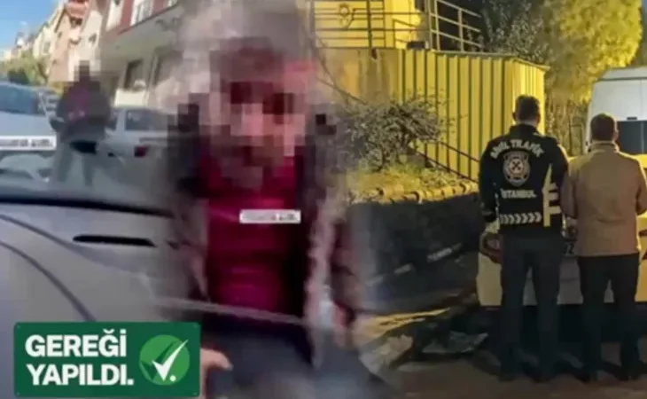 Ters yönde dehşet saçan sürücü yakalandı! Gereği yapıldı!