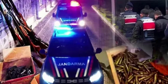 14 il merkezinde ruhsatsız silah ve mühimmat operasyonu