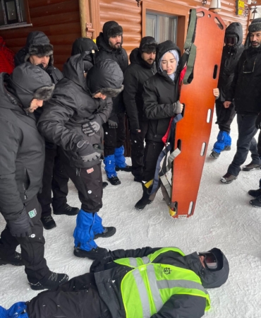 Kuzuyayla'da kış tatbikatı (3)