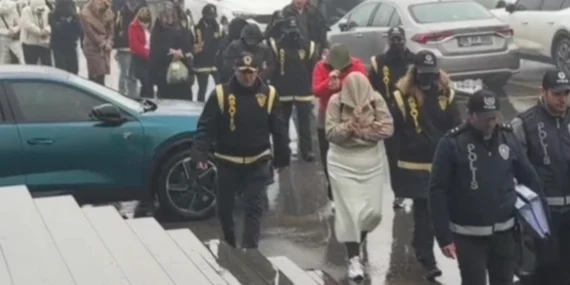 Düzce’de fuhuş operasyonunda gözaltına alınan 9 kadın adliyede
