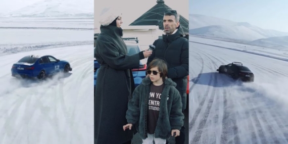 Buz Pistinde Şov: Sofuoğlu Ailesi, Çıldır Gölü’nü Salladı!