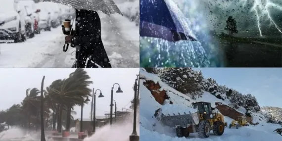 Ülke genelinde yağışlı ve karlı hava bekleniyor