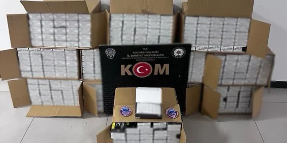 Yunus Timleri 600 kutu bandrolsüz makaron ele geçirdi
