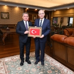 Kocaeli Üniversitesi Rektörü Prof. Dr. Nuh Zafer Cantürk Genel Başkan Yardımcısı Ümit Turhan