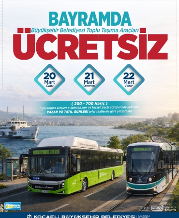 Ramazan Bayramı'nda toplu ulaşım ücretsiz (5)