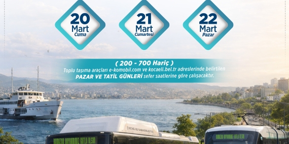 Ramazan Bayramı’nda toplu ulaşım ücretsiz