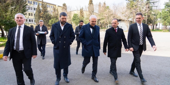 ASLANTAŞ, MESLEK LİSELERİNE YÖNELİK DESTEK PROJESİNİ YERİNDE İNCELEDİ