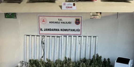 Jandarma’dan, Kocaeli genelinde 40 adrese operasyon
