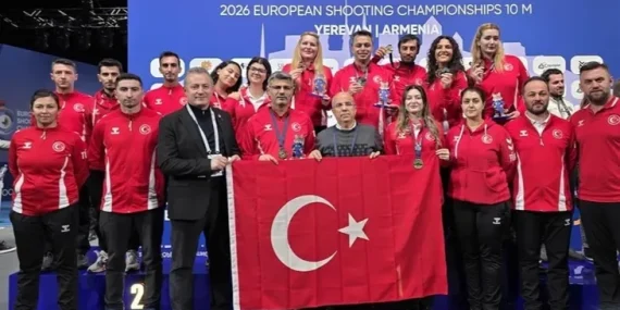 Türk Milli Tabanca Atış Takımı Avrupa’dan 3 madalya ile döndü