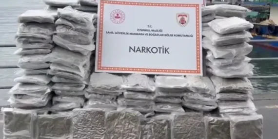 İstanbul açıklarında narko operasyon