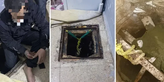 Kilis’te kuyuda saklanan firari yakalandı!