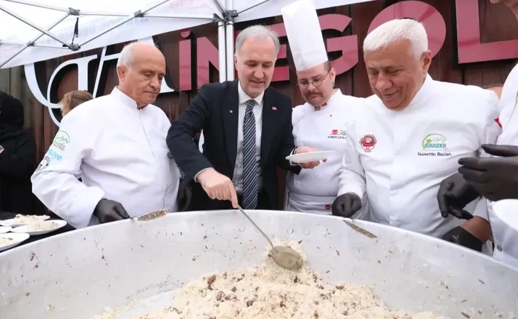 7 bölgenin 7 pilavı Bursa İnegöl’de tanıtıldı