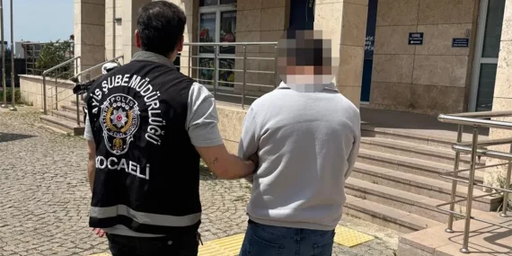 6 yıl 8 ay hapis cezası bulunan şahıs Darıca’da yakalandı