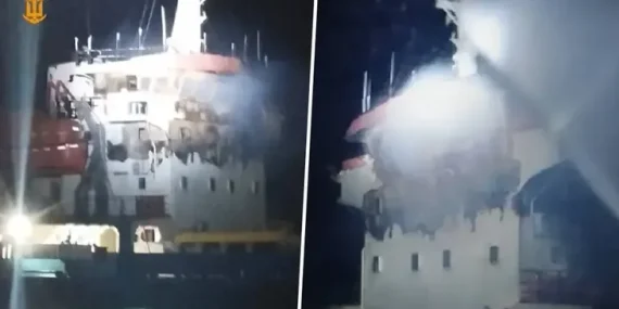 Karadeniz’de Türk gemisi vuruldu