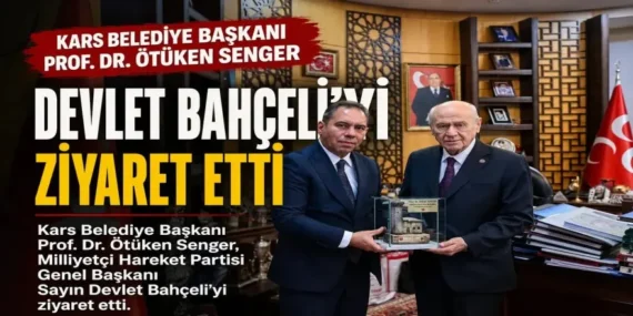 Başkan Senger’den Bahçeli’ye Kars Projeleriyle İlgili Bilgilendirme Ziyareti