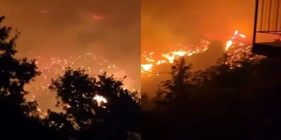 Alanya yangınında durum vahim